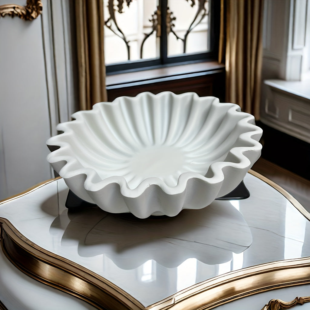 Rynx | EleganceBowl - Harp Comes with Ridges & Wavy Edges for Living Room Decor