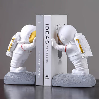 Rynx | SpaceHold - 2 pcs Astronaut Bookends for Heavy Books