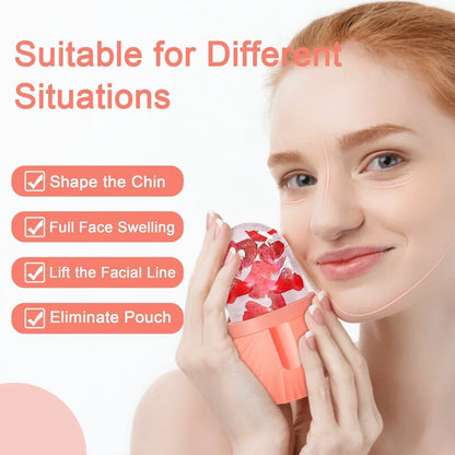 Rynx | Silicone Facial Ice Cube Mould for Swelling & Beauty Massage
