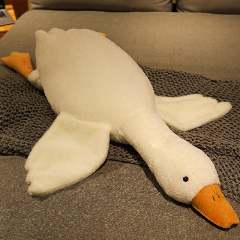 RYNX | Large White Goose Plush Pillow Sleeping Stuffed Animal