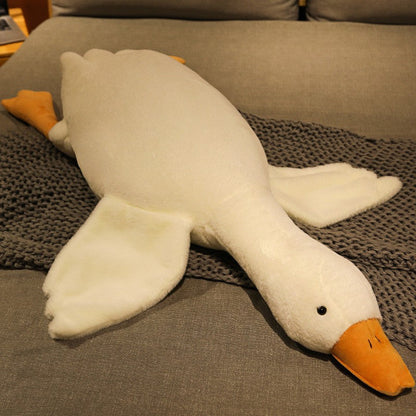 RYNX | Large White Goose Plush Pillow Sleeping Stuffed Animal