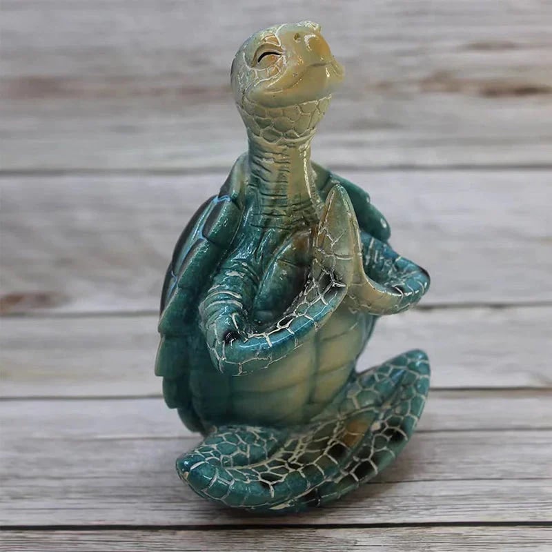 Rynx | Resin Sea Turtle Figure – Calming Meditation Decoration for Home