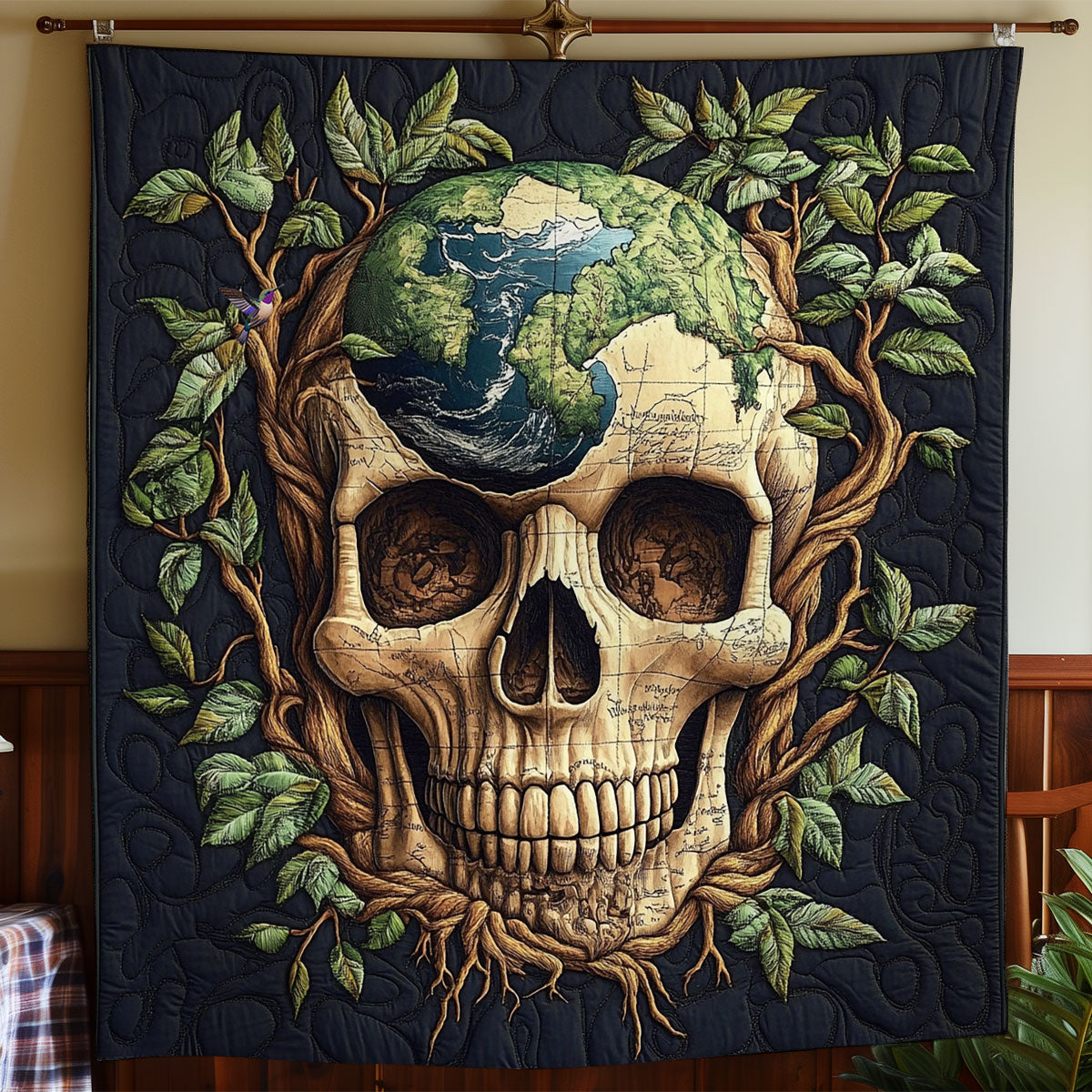 Rynx | The Earth and Skull Blanket