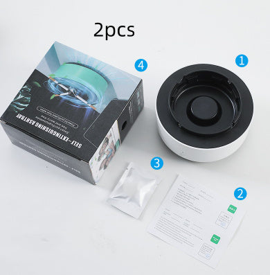Rynx | Anion Cleaning Ashtray: Portable Smoke Removal