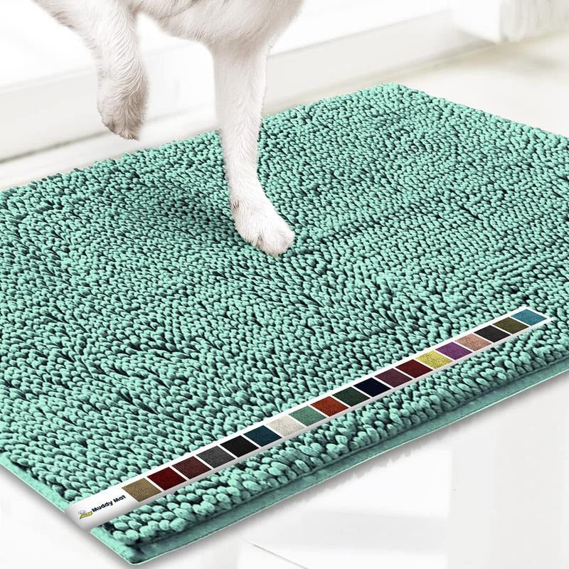 Rynx | Absorbent Chenille Entryway Rug – Non-Slip & Easy to Clean