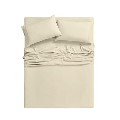 Rynx | Bamboo 2000 Thread Count 6-Piece Luxury Sheet Set - Organic, Cooling, 16 Inch Deep Pocket, Egyptian Luxury with Bonus Pillowcases - Shrink and Fade Resistant