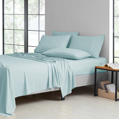 Rynx | Bamboo 2000 Thread Count 6-Piece Luxury Sheet Set - Organic, Cooling, 16 Inch Deep Pocket, Egyptian Luxury with Bonus Pillowcases - Shrink and Fade Resistant
