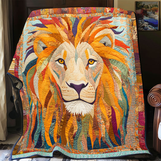 Rynx | Colorful Lion Head Quilt
