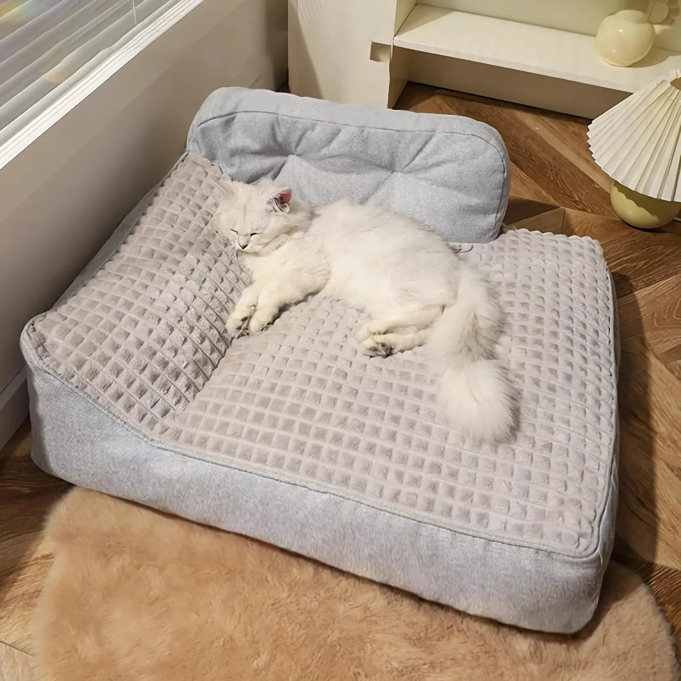Rynx | Cats and Small Dogs Cozy Sofa Bed – Washable, Removable Cover