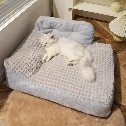 Rynx | Cats and Small Dogs Cozy Sofa Bed – Washable, Removable Cover