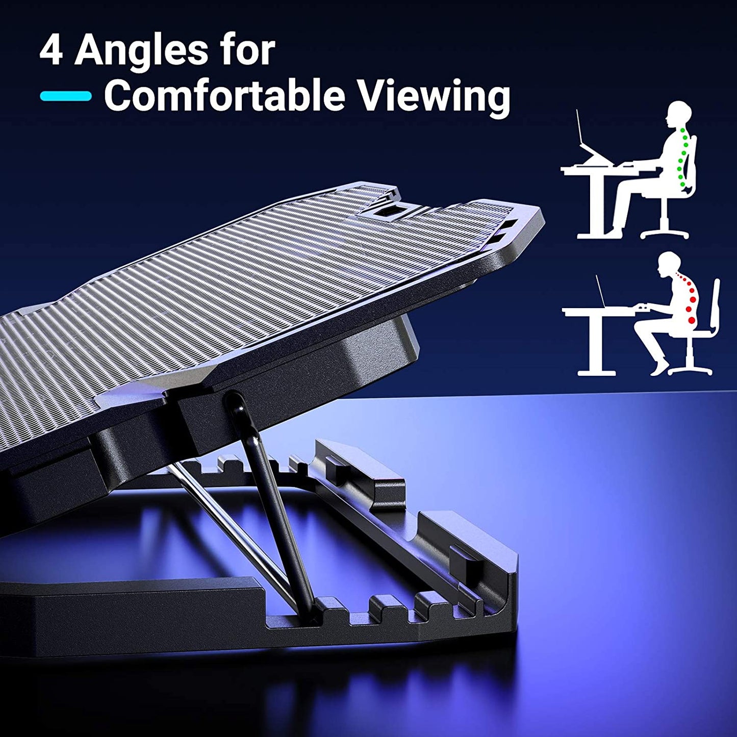 Rynx | XF0673 Cooling Fan for Laptop with Dual USB Ports KB-003