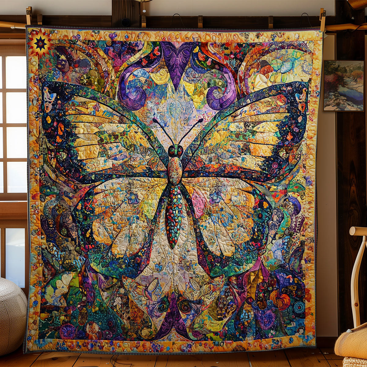 Rynx | Abstract Butterfly Quilt