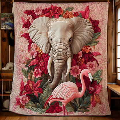 Rynx | Mystic Elephant and Flamingo Quilt