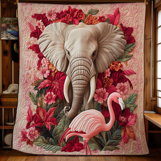 Rynx | Mystic Elephant and Flamingo Quilt