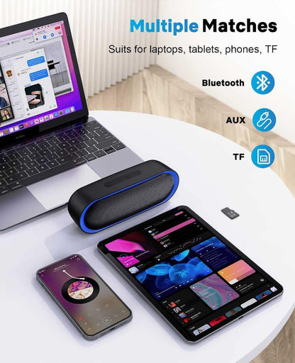 Rynx | Waterproof Bluetooth speaker with TWS, 24-hour playtime, stereo sound
