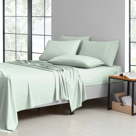 Rynx | Bamboo 2000 Thread Count 6-Piece Luxury Sheet Set - Organic, Cooling, 16 Inch Deep Pocket, Egyptian Luxury with Bonus Pillowcases - Shrink and Fade Resistant