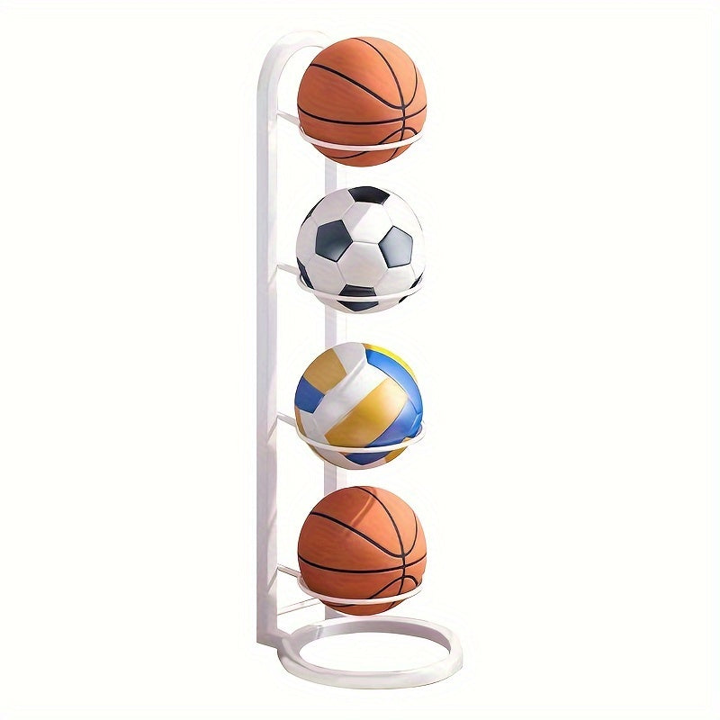Rynx | Portable Carbon Steel Ball Bearing Stand - Display Stand for Basketball, Football and Volleyball