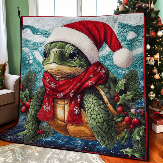 Rynx | Santa Turtle Quilted Blanket