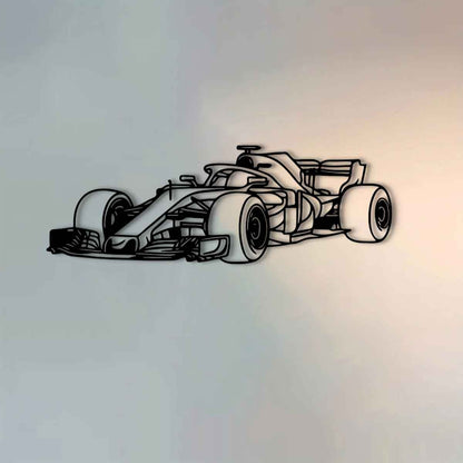 Rynx | RaceSculpt - Formula Racing Car Metal Wall Sculpture
