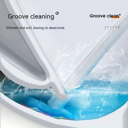 Rynx | 32 Brush Heads Set or 48 Accessory Brush Heads - Wall-Mounted Bathroom Cleaning Kit with Fragrant Brushes - Powerful Toilet Brush Set