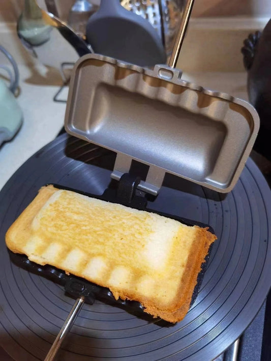 Rynx | Double-sided sandwich pan – Non-stick aluminum breakfast roaster