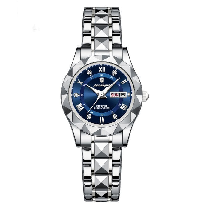 Rynx | Waterproof women's luminous dual calendar watch