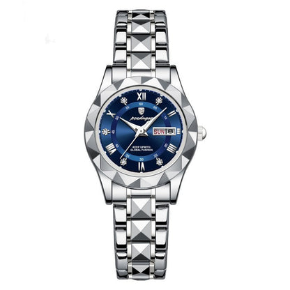 Rynx | Waterproof women's luminous dual calendar watch