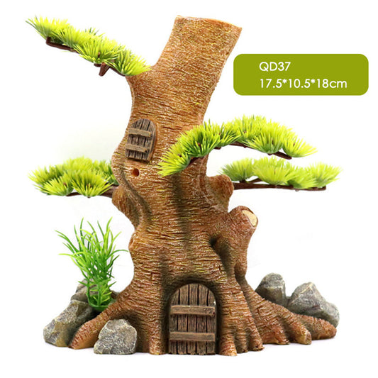 Rynx | Realistic Tree Trunk Aquarium Ornament