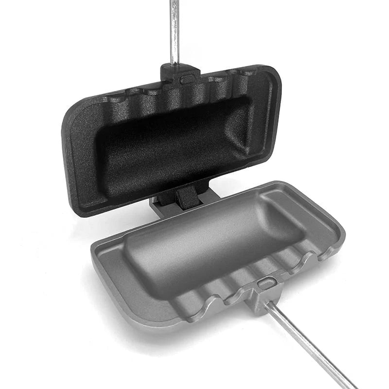 Rynx | Double-sided sandwich pan – Non-stick aluminum breakfast roaster
