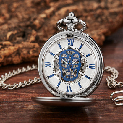 Rynx | Skull Pocket Watch Hult Flip Retro Mechanical