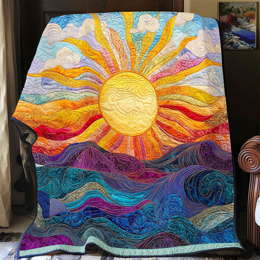Rynx | Sunrise Symphony Quilted Blanket