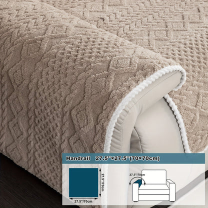 Rynx | 1pc Sofa Slipcover - Pet Dog Friendly, Fuzzy Non-Slip, Breathable Sofa Cover for Bedroom, Office, Living Room Decor