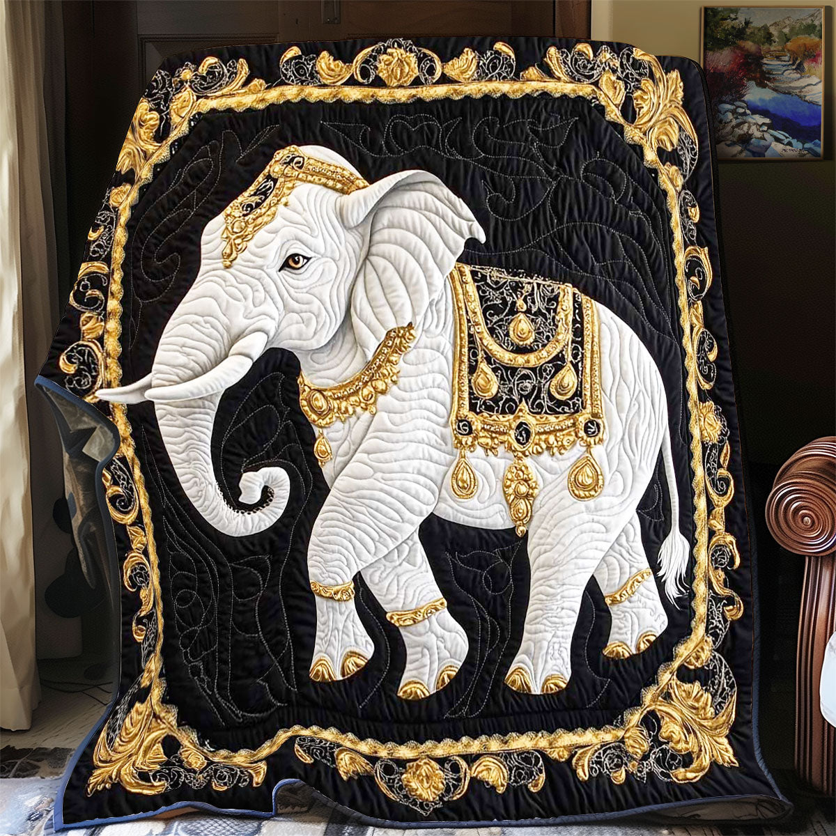 Rynx | Royal Symbol Elephant Blanket