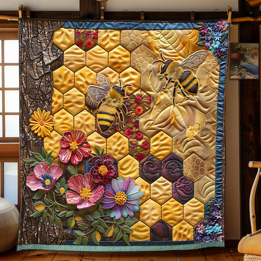 Rynx | Hexagon Bee Hive Blanket