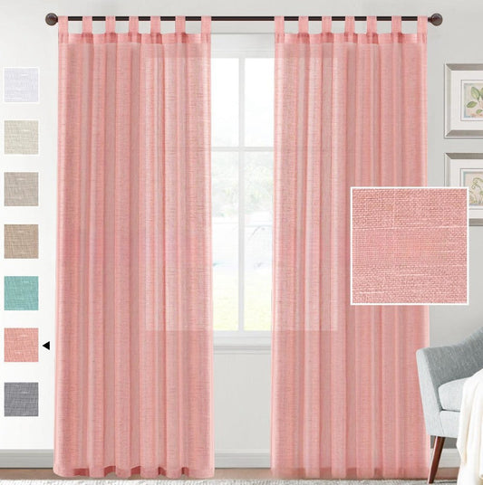 Rynx | Linen Yarn Curtain Transparent Window Screen