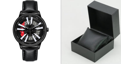 Rynx | Men's Creative Cool Dial Rotating Wheel Quartz Watch