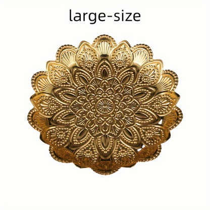Rynx | GuldServe - Gold Metal Fruit Bowl in Filigree Style