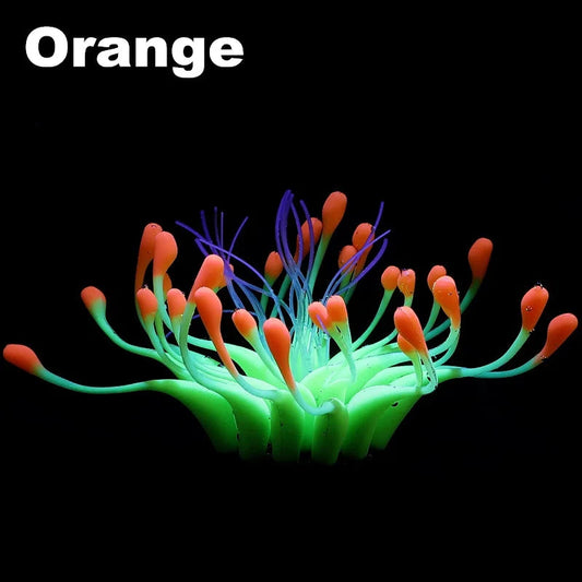 Rynx | Aquarium Glowing Coral Effect Silicone Decoration