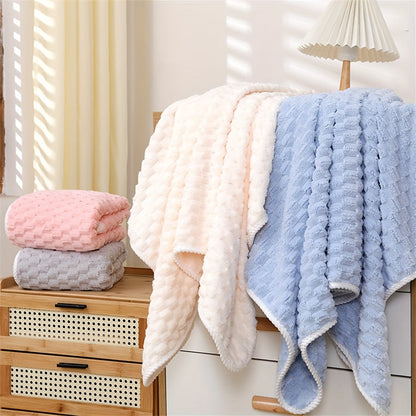 Rynx | 2pcs Ultra-Soft Microfiber Bath Towels - Super Absorbent, Quick-Dry Waffle Weave for Daily Use, Spa, Gym and Travel