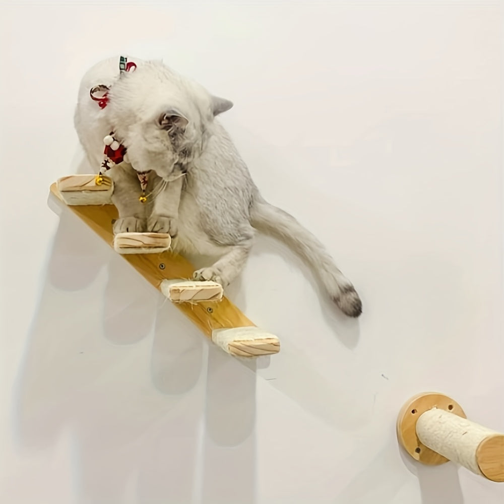Rynx | CatClimb - Wall Mounted Wooden Cat Climbing Board