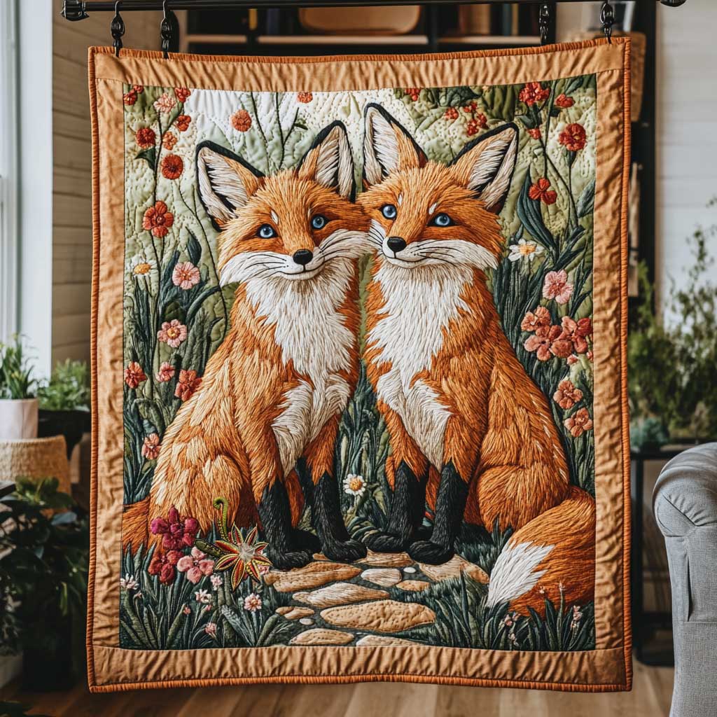 Rynx | Forest Twin Fox Quilt