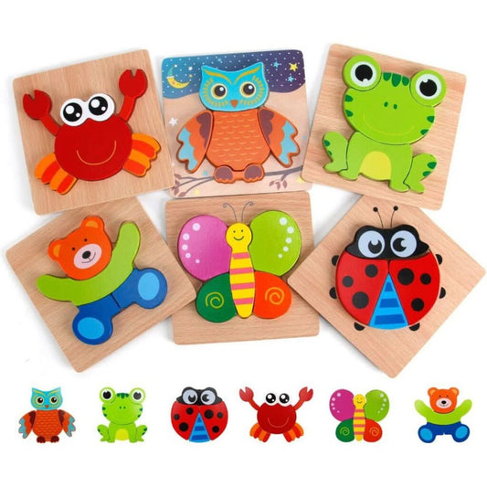 Rynx | Eco-friendly Wooden Puzzle | 6-Pack