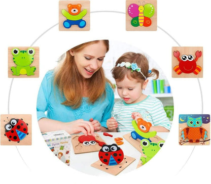 Rynx | Eco-friendly Wooden Puzzle | 6-Pack