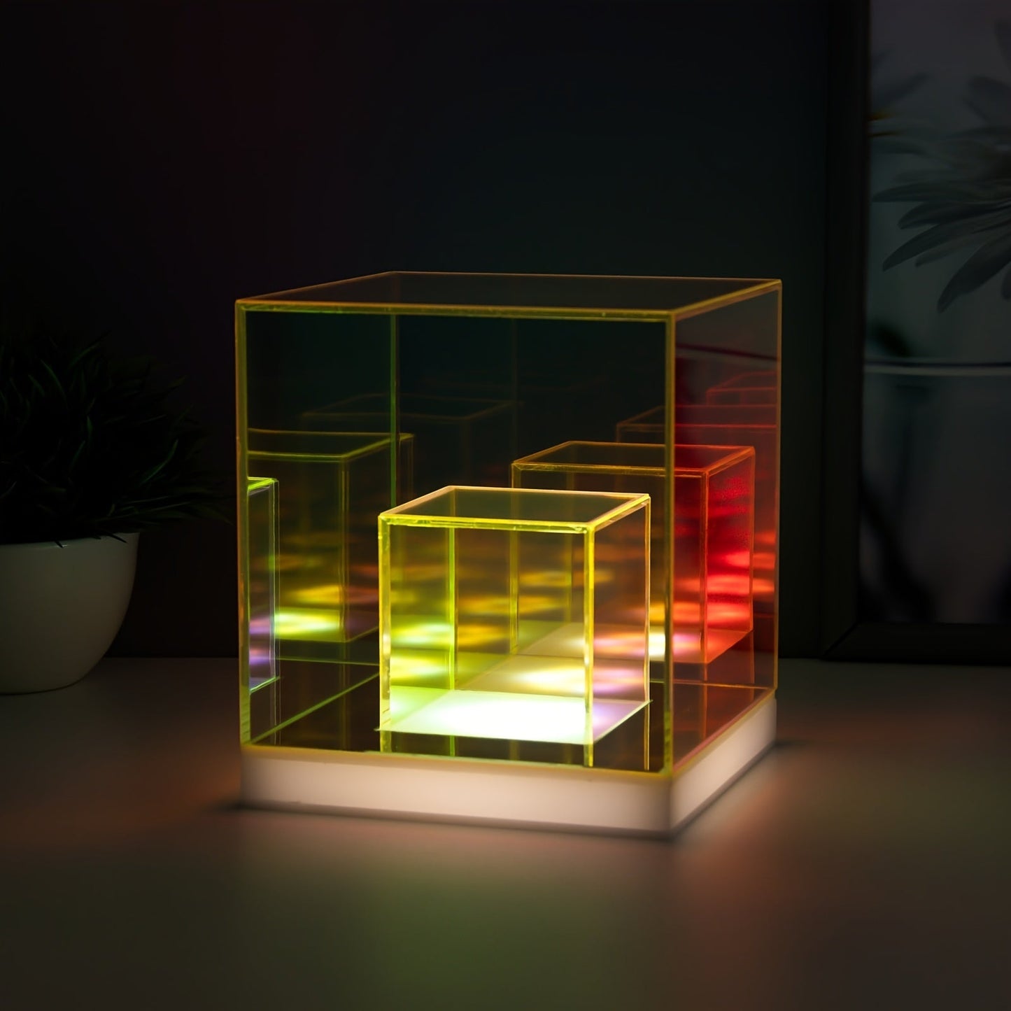 Rynx | LumiLuxe - Traditional LED Table Lamp, 3-Color Adjustable, USB-Powered