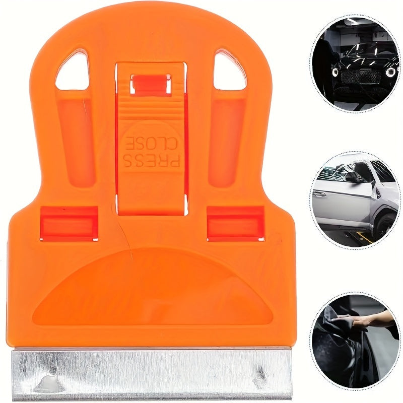 Rynx | 2pcs Mini Razor Blades Scraper - Removes Decals, Stickers, Old Glue, Glass and Car Window Film, Paint, Labels, and Debris