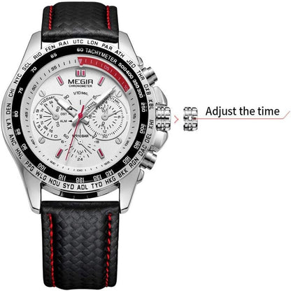 Rynx | Men's analog luminous quartz watch with calendar