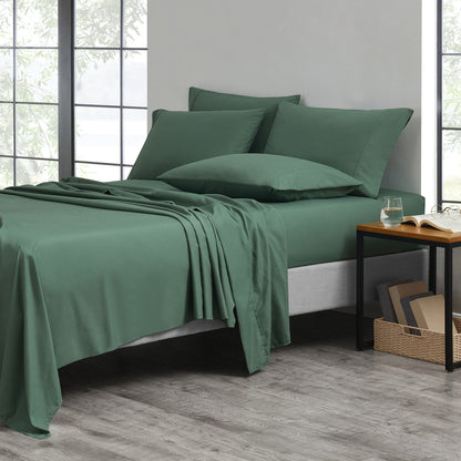 Rynx | Bamboo 2000 Thread Count 6-Piece Luxury Sheet Set - Organic, Cooling, 16 Inch Deep Pocket, Egyptian Luxury with Bonus Pillowcases - Shrink and Fade Resistant