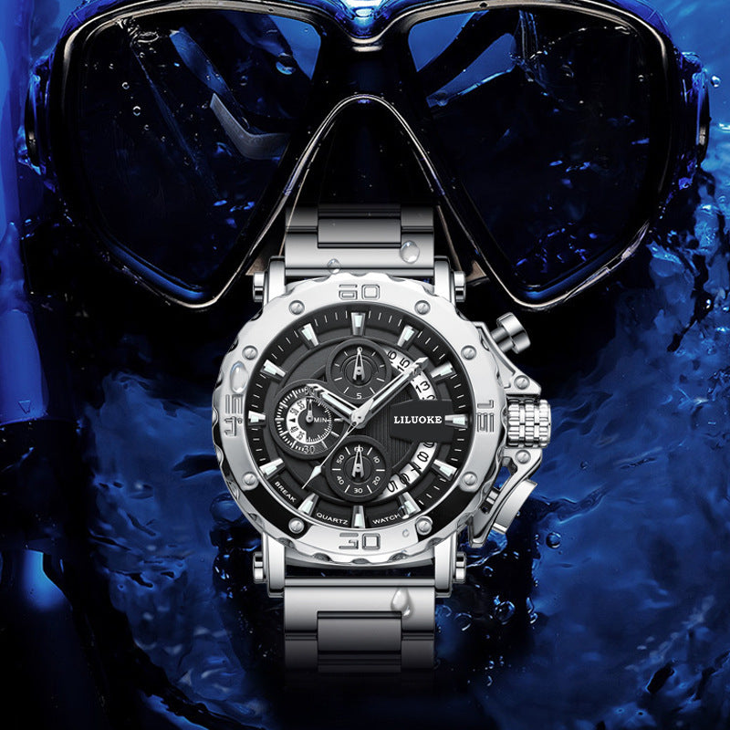 Rynx | Thick Luminous Waterproof Men's Quartz Watch