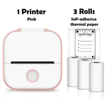 Rynx | T02 Portable Mini Wireless Thermal Pocket Printer Self-Adhesive Stickers Used for DIY, Journal Stickers Portable Printer