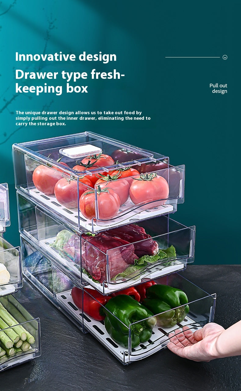 Rynx | Refrigerator Drawer Storage Box